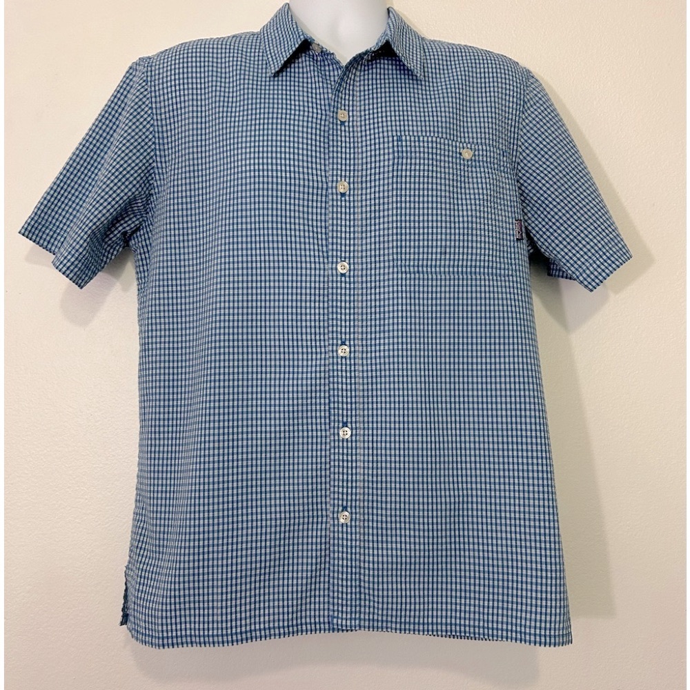 Patagonia Mens Size Small Blue Button Down Shirt